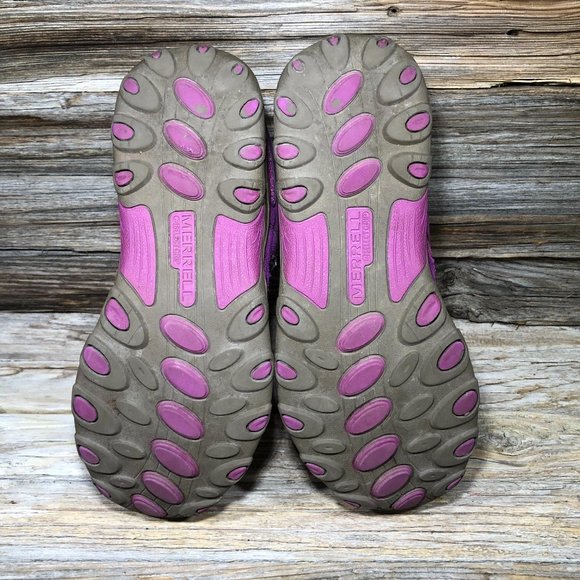 Merrell Chameleon Low Lace Pink Hiking Boots 6 - Picture 8 of 9